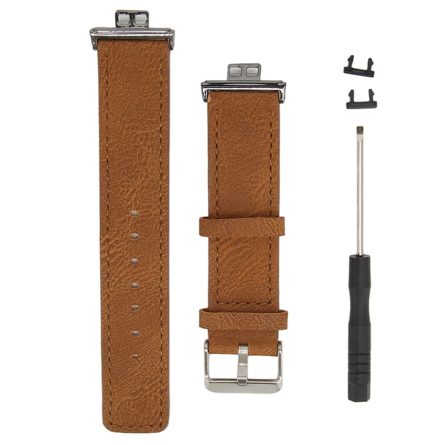 Correa de cuero compatible con HUAWEI Watch FIT, repuesto para pulsera, color marrón