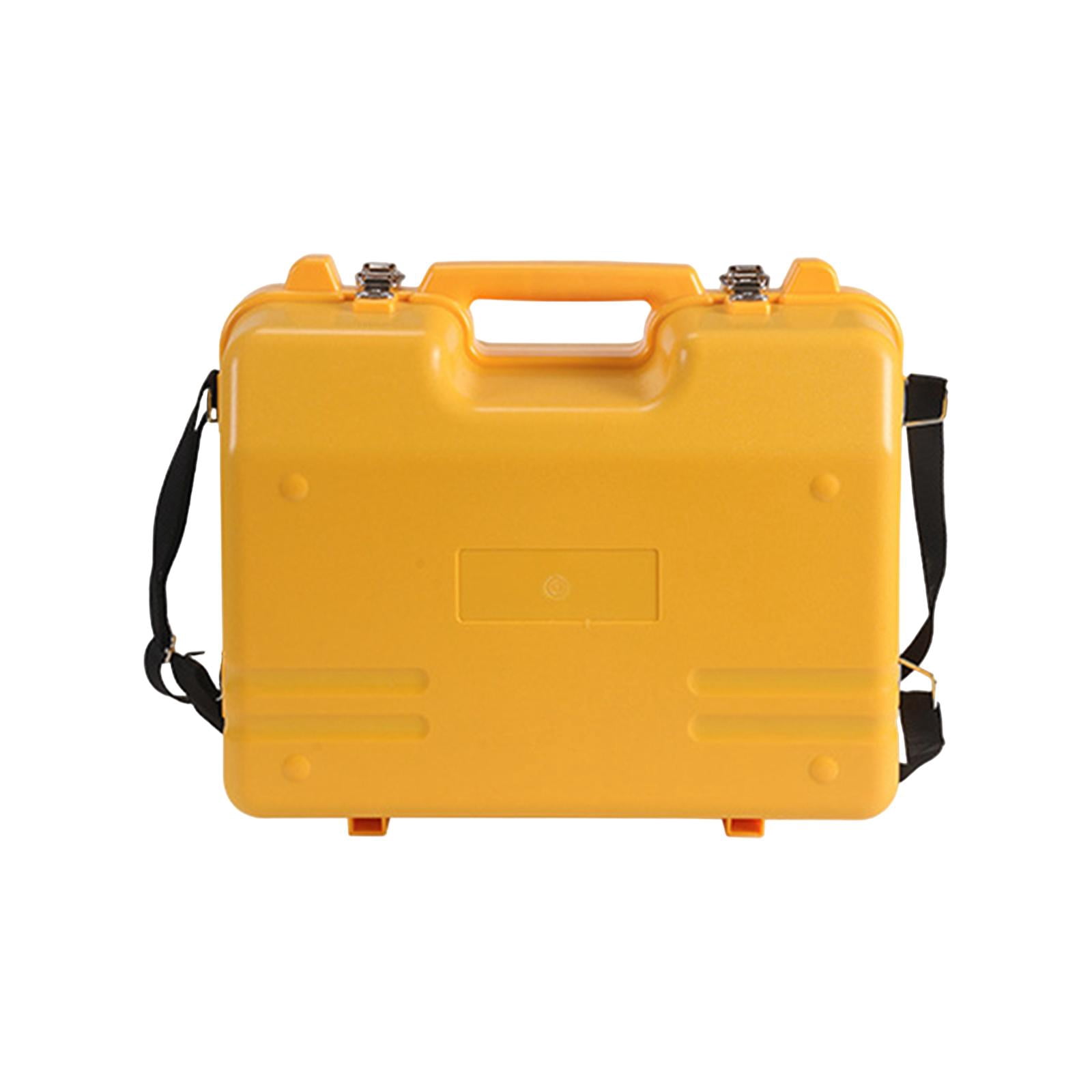 SunniMix Surveying and Mapping Instrument Box Level Carrying Case Multipurpose Waterproof yellow