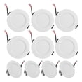 thumbnail image 1 of Mobutofu 10 Pcs Recessed Puck Lights Led Recessed Down Light White Simple And Elegant Ceiling Light For Homeowners, 1 of 6
