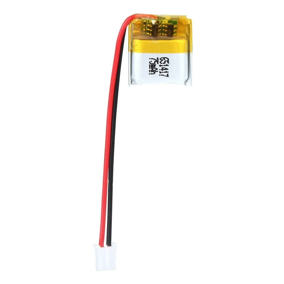 YDL 3.7V 75mAh Battery 651417 Lithium Polymer Ion Rechargeable Li-ion Li-Po Battery with 2P PH 2.0mm Pitch Connector