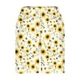thumbnail image 4 of LIBRCLO Mens Beach Shorts Quick Dry Swim Trunks Bee Festival Prints Bathing Suits Lightweight Breathable Swimsuit Summer Board Shorts Swimwear Beige L, 4 of 5