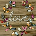 thumbnail image 2 of Vess, June Erica 20x20 White Modern Wood Framed Museum Art Print Titled - Love and Laughter III, 2 of 4