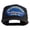 Black, variant on USS G. Washington CVN 73 Blue Patched Solid Cotton Twill 5 Panel Prostyle Snap Cap - Black OSFM