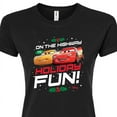 thumbnail image 3 of Disney Cars - Christmas - On The Highway To Holiday Fun - Juniors Fitted Graphic T-Shirt, 3 of 5
