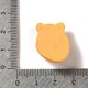 thumbnail image 3 of Opaque Resin Imitation Food Decoden Cabochons Bear Bread Dark Orange 22x18x8mm, 3 of 3