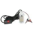 thumbnail image 1 of 12V 15W Underwater Fishing Attract Light LED Lamp Fish Finding System Light with 30ft Power Cord and Battery Clip, 1 of 7