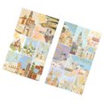thumbnail image 2 of 2 pegatinas de sellos postales, pegatinas de papel adhesivas doradas, suministros decorativos para álbumes de recortes, planificadores, diarios, cuadernos, manualidades, diarios de viaje, 2 of 10