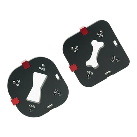 Round Corner Jig Templates 15/20/25/R30/35/40/R45/R50 Wood Routers Tool