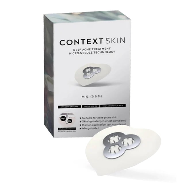 CONTEXT SKIN Parches para espinillas para la cara – Parches hidrocoloides absorben impurezas cubiertas invisibles para uso diurno y nocturno pegatinas transparentes que ayudan a proteger la piel y apo