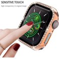 thumbnail image 3 of LAICAIW 4-Pack Case with Tempered Glass Screen Protector Compatible with Apple Watch Series 3/2/1, Full Coverage HD Ultra-Thin Cover for iWatch 42mm, 3 of 6