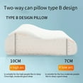 thumbnail image 3 of 1pc Memory Foam Pillow, Knitted Fabric Polyurethane Slow Rebound Temperature Sensing Water Cube Pillow Core For Anti-snoring Nec, 3 of 6