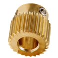 thumbnail image 5 of 6Pcs Rugged 3D Printer Parts Driver 26 Tooth Gear Brass Extruder Wheel Gear for Printer Cr-10 Cr-10S, 5 of 5