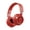 Red, variant on Rich Bass Wireless On-Ear Headphones - 30 Hours Playtime, Active Noise Cancelling, Crystal-Clear Calls, Comfort Fit, Black Color - Long-Lasting Battery Life, Portable Design