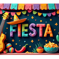 thumbnail image 3 of Yatrandify Colorful Design Fiesta Banner Mexican Party Decor Floral Guitar Sombrero Banner for Fiesta Celebration Cinco de Mayo Event Decoration, 3 of 7