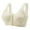 01-Yellow, variant on Older Women Front Closure Bras Soft Cotton Bralette Padded Everyday Bra Wide Back Sleep Bra