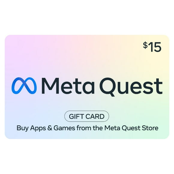 Meta Quest $15 Carte Cadeau (Code Numérique)