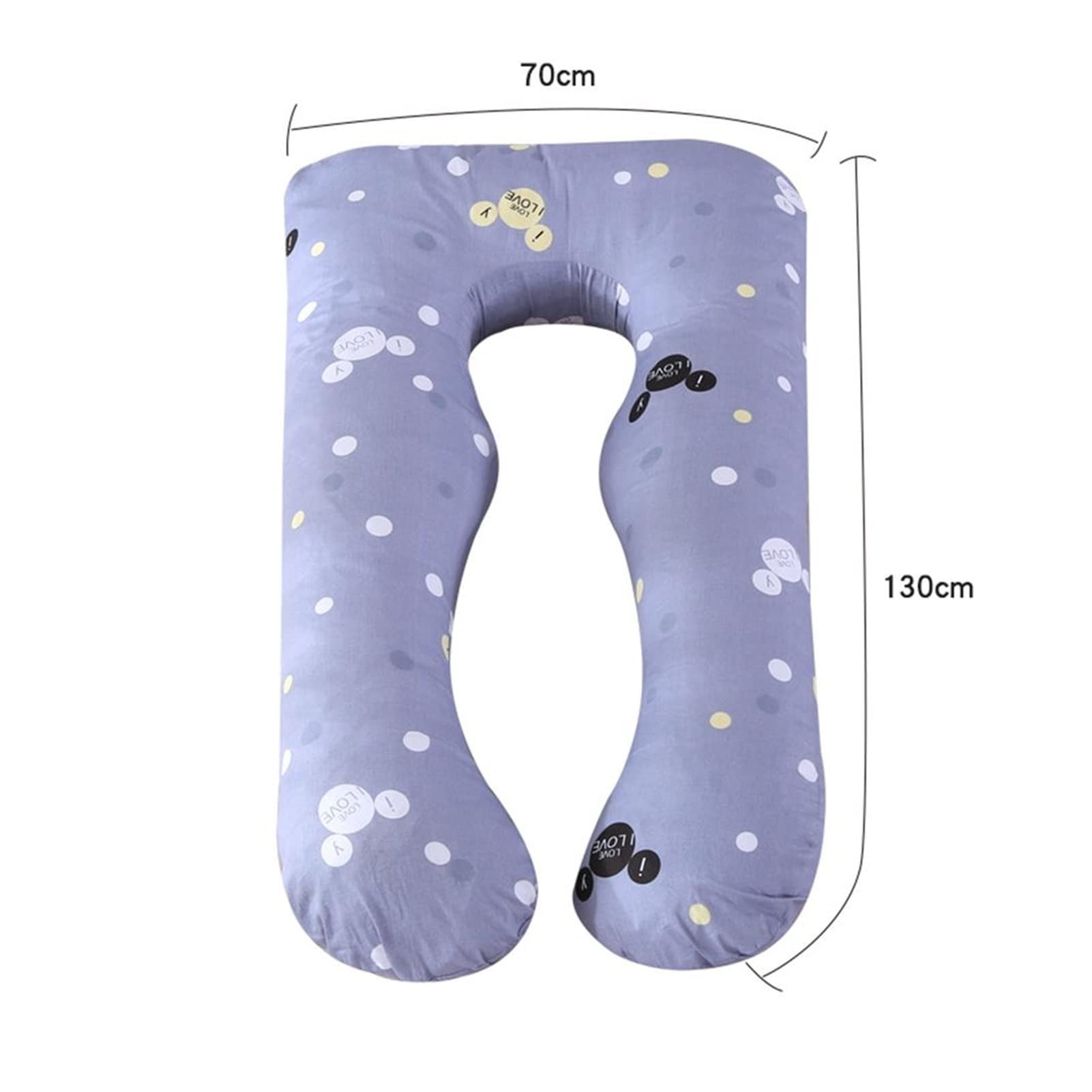 U-Shaped Maternity Pillow，Comfortable and Breathable Pregnant Pillow，Support for Abdomen, Legs