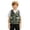 Dark Green, variant on Kids Sleeveless Multi-Pocket Outdoor Vest With Full Zip Lightweight Camping Hiking Vest For Boys Multiple Camo Patterns Green 9-16 Years