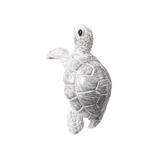 Wmhnj Maceta colgante con forma de tortuga de resina, decoracin para jardn o patio, resistente a la intemperie