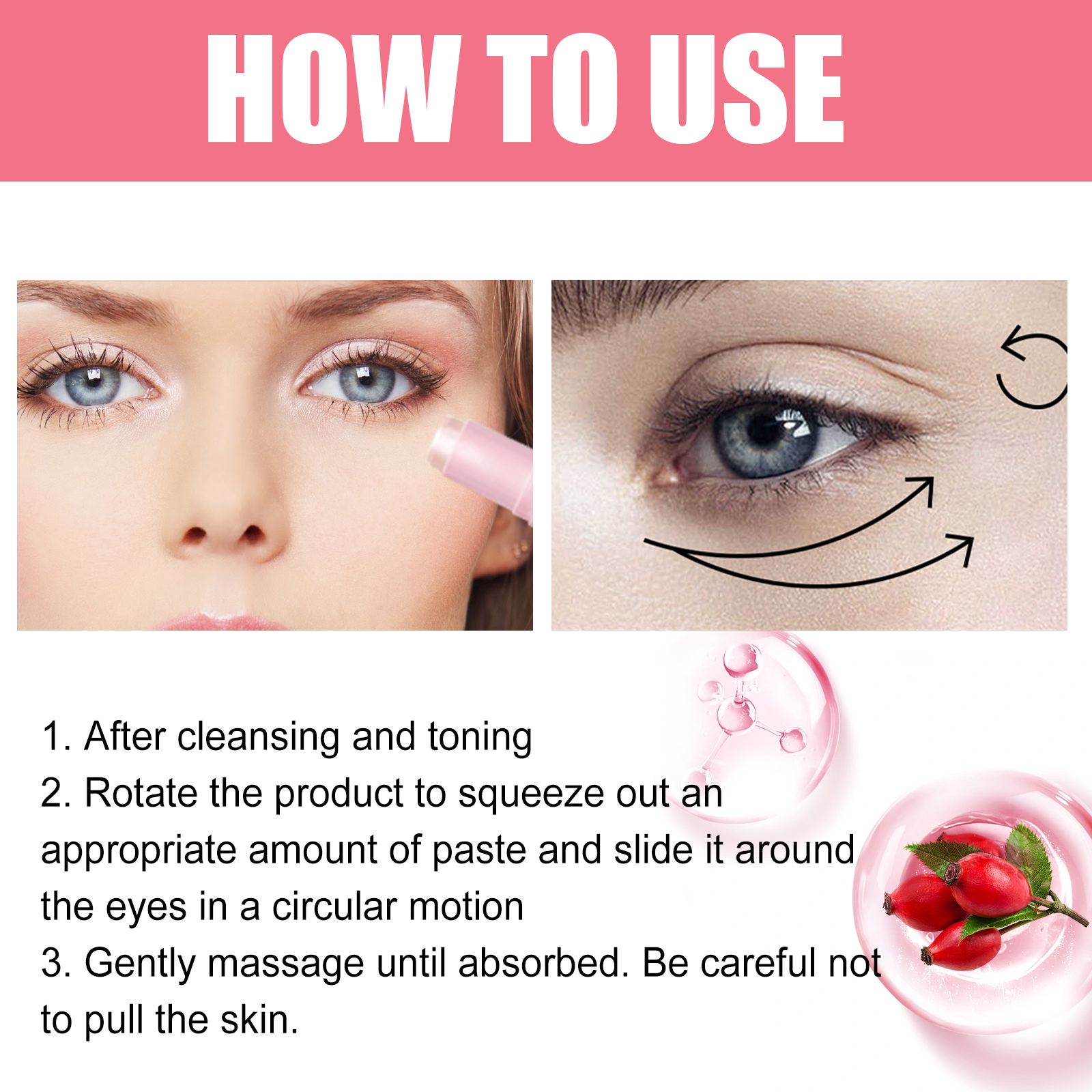 Alvantor Moisturizing & Brightening Eye Cream for Dark Circles and Wrinkles, 0.1oz