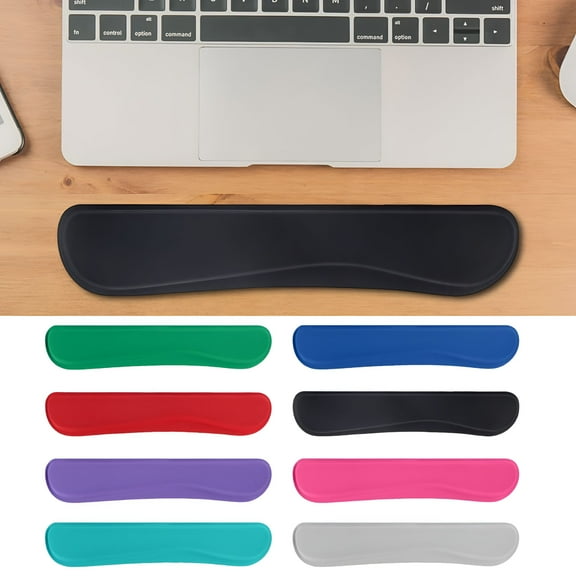 LAMIRO Memory EVA Foam Keyboard Wrist Rest Holder Ergonomic Mouse Wrist Support for Pain Relief and Easy Typing Super Soft Non-slip Silicone Hand Rest Pad Cushion for Office Work Computer Gaming