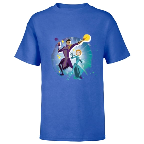 Marvel Eternals Stylized Cartoon Kingo and Sprite - Short Sleeve T-Shirt for Kids - Customized-Royal