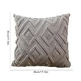thumbnail image 3 of Kraoden Stylish One-Sided Decorative Pillow Cover for Sofa & Bedroom, Soft Polyester Cushion with Quirky Patterns, Unique Home Decor Accent for Living Room & Bedroom, 3 of 6