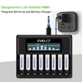 thumbnail image 2 of Palogreen 16 Pack Ni-MH Rechargeable AA Batteries 1.2V 3000mAh with 16 Slot AA and AA Battery Charger for AA and AAA NiMH NiCD Batteries, 2 of 7