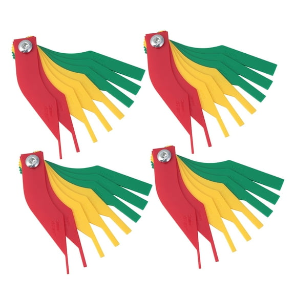 4pcs Car Brake Pad Thickness Gauge Set Measurement Tool for Brake Inspection and Car Maintenance