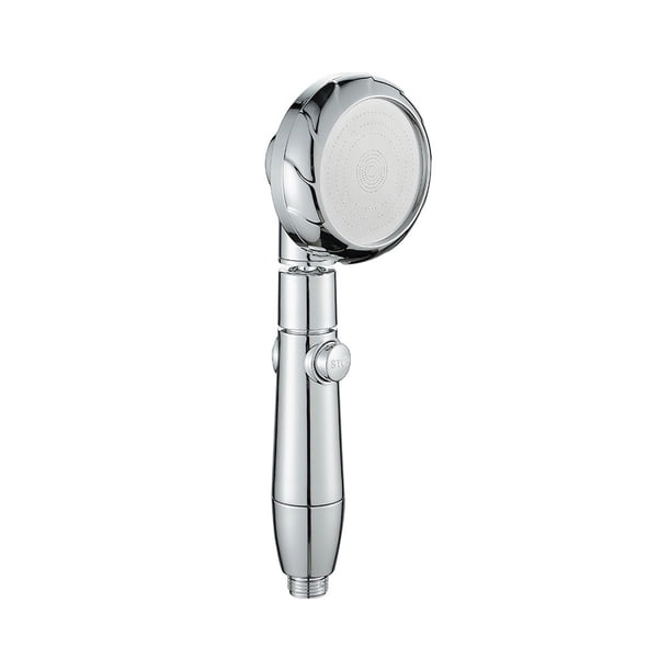 Rociador de ducha, cabezal de ducha de mano, rociador de baño de alta presión ajustable, accesorio de baño, plateado Inevent HA000079-01