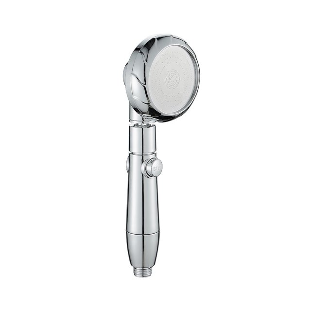 Yuarrent Cabezal de ducha Pulverizador de ducha de mano Pulverizador de baño de alta presión ajustable de tres engranajes Juegos de accesorios de baño No.01 Yuarrent HA000079-01