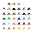 thumbnail image 1 of 34 Pcs Écussons Broderie Étoile Écussons Thermocollants Appliqués Ornements pour Veste, 1 of 9