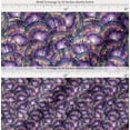 thumbnail image 2 of Soimoi Cotton Poplin Fabric Rainbow & Pearl Ocean Print Fabric by The Yard 56 Inch Wide, 2 of 7