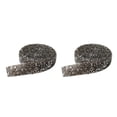 thumbnail image 4 of Wosthever Bling Pegatinas Cinta Recortar Resina Cristal Decoración Apliques Artesanía Ligero Fijar Decoración Perlas Taladro Tira para Automóvil Profundo Gary 1 yarda 1 cm de ancho 2piezas Wosthever CBP334302, 4 of 6