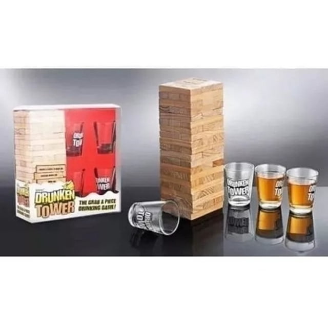 Juego De Mesa Para Beber Jenga Shots Drunken Tower esqu&iacute; esqu&iacute; Gafas de esqu&iacute;