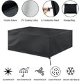thumbnail image 3 of Couverture de Meubles de Jardin, Couverture de Table de Jardin Rectangulaire, Couverture de Protection de Meubles de Jardin Couverture Anti-uv Imperméable, 210d Pvc Oxford Tissu, 3 of 3