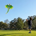 thumbnail image 4 of Large Dinosaur Kite with Long Tail 45 x 80 in for Kids and Adults Beginner, Outdoor Beach Kite with Winding Handle and Line, 4 of 7
