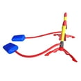 thumbnail image 3 of Amdohai Rocket Launcher for Kids Double Stomp Rocket Toy with 6 Foam Rockets Outdoors Outside, 3 of 6