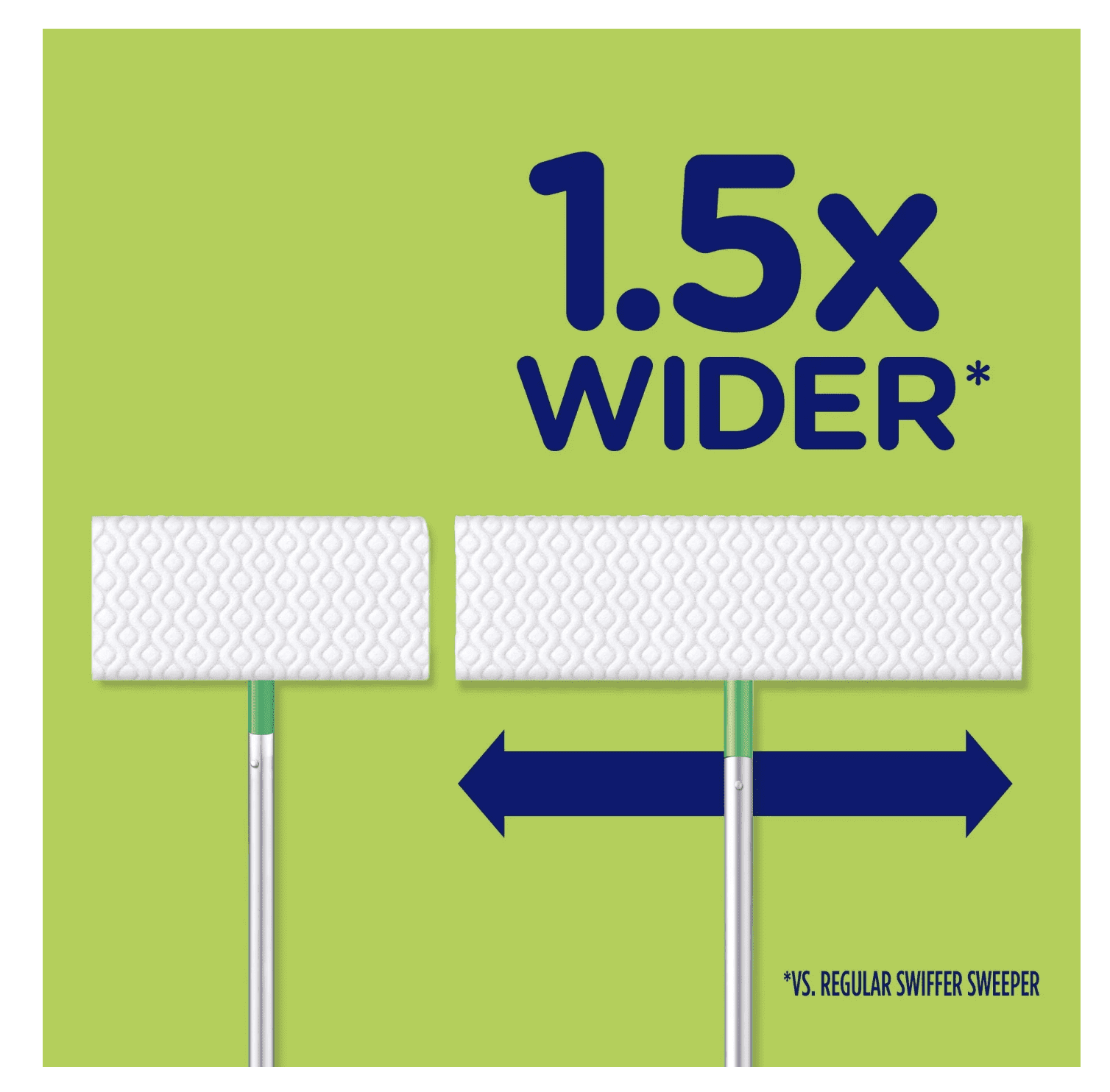 Swiffer Sweeper X-Large Dry Sweeping Cloths Refills, Unscented 16 ea (Pack of 3).