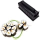 thumbnail image 5 of Kit de sushi artesanal de Gourmet Chef, edición de lujo, herramienta de plástico para hacer sushi, formas variadas que incluyen triángulos, corazones, clásicos, redondos, grandes, pequeños,, 5 of 7