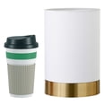 thumbnail image 6 of Evelyn&Zoe 9" Modern Metal Uplight Mini Lamp with White Cylinder Linen Shade, 6 of 6