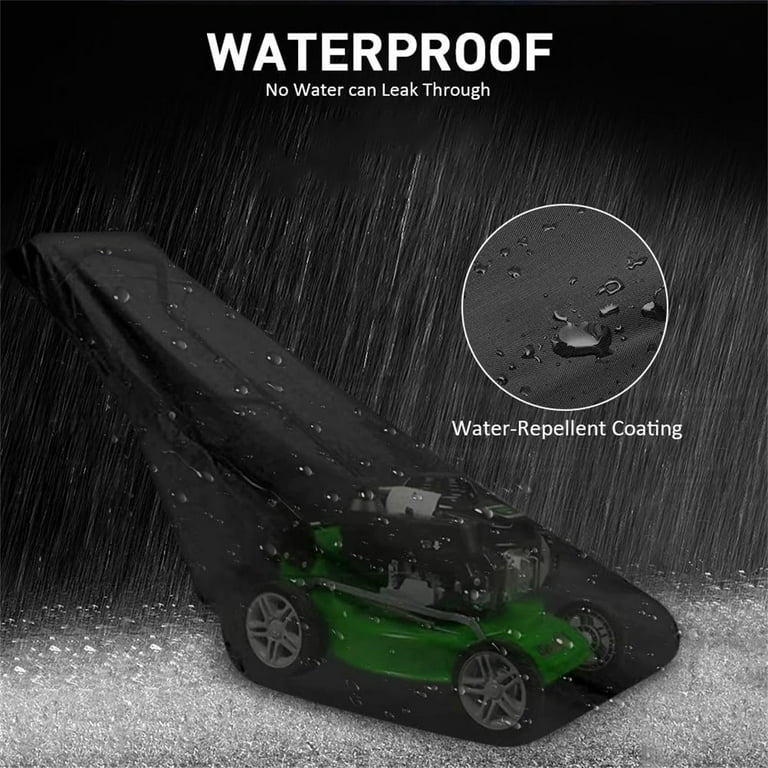 Universal Waterproof Lawn Mower Cover Reflective UV Protector for Push  Mowers US