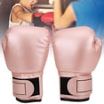 thumbnail image 3 of Guantes de Guantes Boxeo de Cuero Aprendible Pu Guantes para Niños Sanda Splicio de Sacos de Mitts Equipo de Abrenamiento, 3 of 7