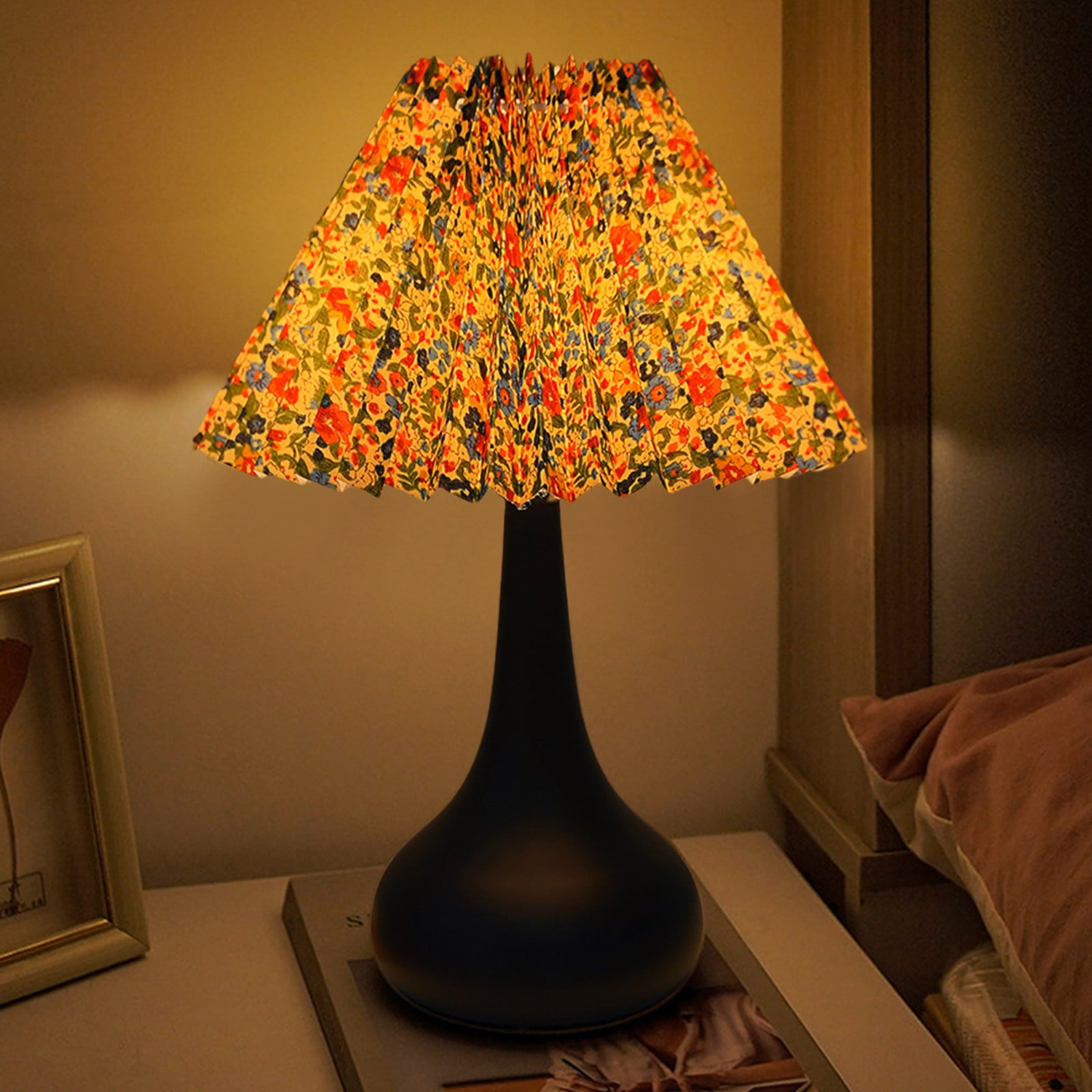 C Vintage Table Lamp Bedside Desk Light With Energy Efficient Design, Stylish Metal Material For Study, Bedroom And Dormitory, 12.2X8.66X4.72In, 0.46Lb