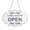 White #2, variant on Double-Sided Open Closed Sign | Vintage Wooden Shop Door Hanging | Business Hours Indicator | Rustic Storefront Decoration | Home Entry Wall Ornament | 12X8 Inch