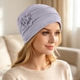 thumbnail image 2 of Chemo Turban for Women Headwear Soft Cancer Head Scarf Hats Beanie Elastic Hair Wraps, 2 of 4