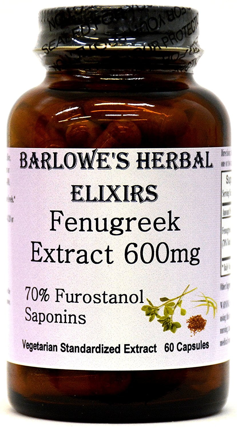 Fenugreek Extract 70 Furostanol Saponins 60 600mg VegiCaps