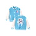 thumbnail image 1 of Chaqueta Disney Frozen Elsa, forro polar para niña, modelo Varsity 4-5T, 1 of 7