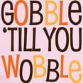 thumbnail image 2 of CafePress - Funny Thanksgiving Gobble Til You Wobble Unique Ho - Long Sleeve Cotton Baby Bodysuit, 2 of 4