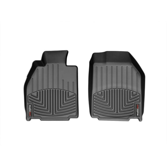 WeatherTech Custom Fit FloorLiners compatible with Porsche® 911 Turbo Cabriolet, 911 Turbo S, 911 Targa 4, 911 Targa 4S, 911 Carrera, 911 Carrera S - 1st Row (Driver & Passenger), Black